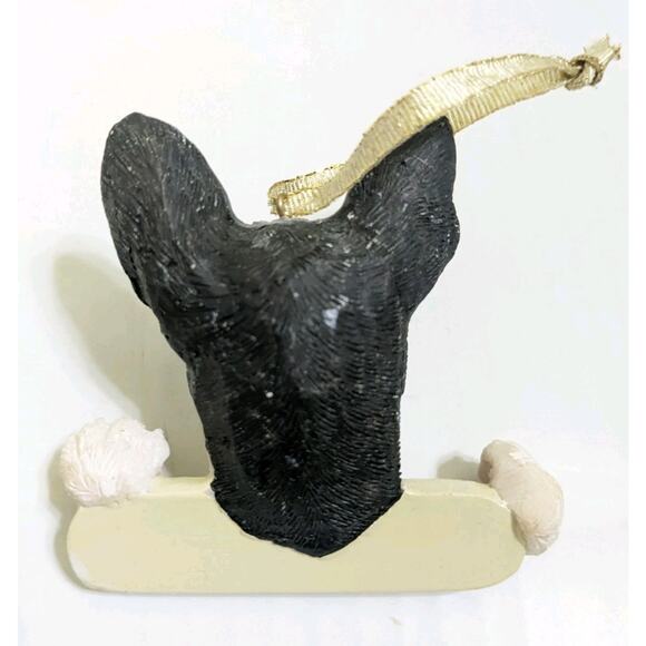 3D Boston Terrier Dog Ornament Name Tag Christmas Tree Holiday New Personalize - Picture 5 of 5